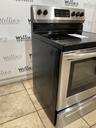 Frigidaire Used Electric Stove 220volts (40/50 AMP) 30inches {3 prong} (Stainless Steel) 