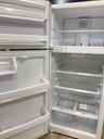 Ge Used Refrigerator Top and Bottom 28x64 1/2” (white) 