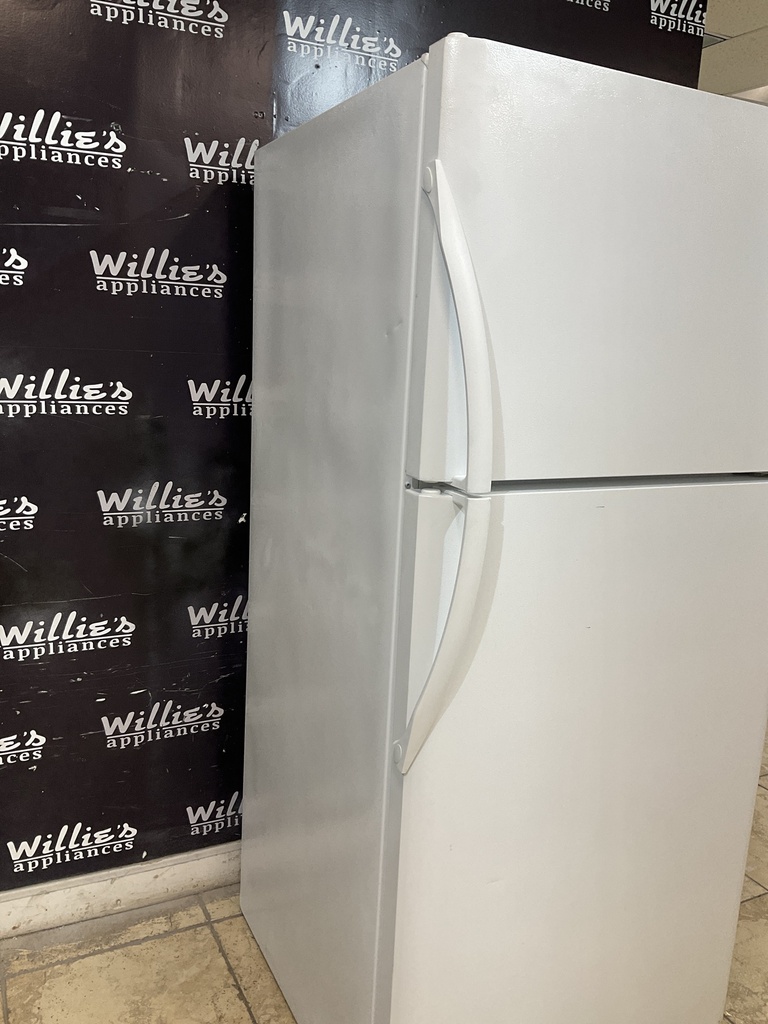 Frigidaire Used Refrigerator Top and Bottom 30x68 1/2” (White) 
