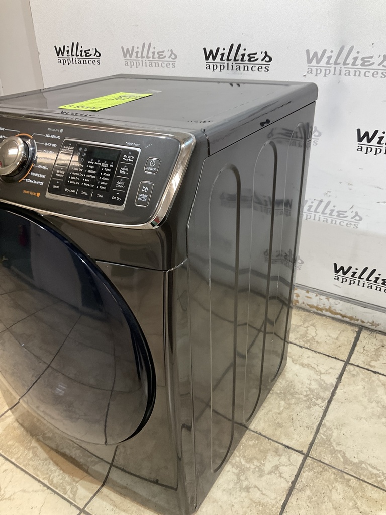 Samsung Used Electric Dryer 220volts (30 AMP) 27inches {3 prong} (Dark Grey) 