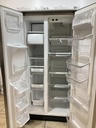 Frigidaire Used Refrigerator Side by Side 33 1/2” x 69 1/2” (Stainless Steel) 