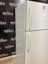 Frigidaire Used Refrigerator Top and Bottom 28x64 1/2” (White) 