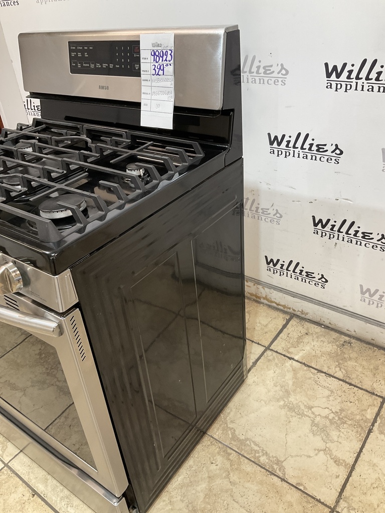 Samsung Used Natural Gas Stove 30inches (Stainless Steel) 