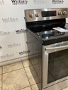 Samsung Used Electric Stove 220volts (40/50 AMP) 30inches {3 prong} (Stainless Steel) 