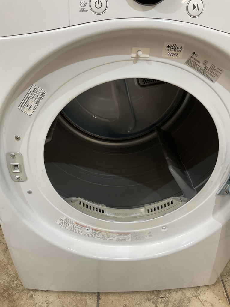 Lg Used Natural Gas Dryer 27inches (White) 