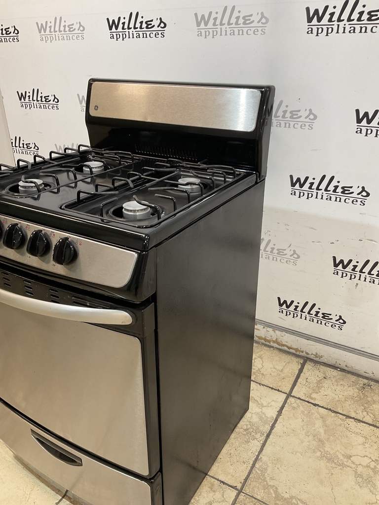 Ge Used Natural Gas Stove 24inches (Stainless Steel) 