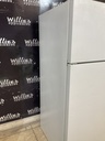 Ge Used Refrigerator Top and Bottom 28x61 1/2” (White) 