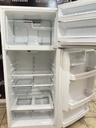 Ge Used Refrigerator Top and Bottom 28x68 (White) 
