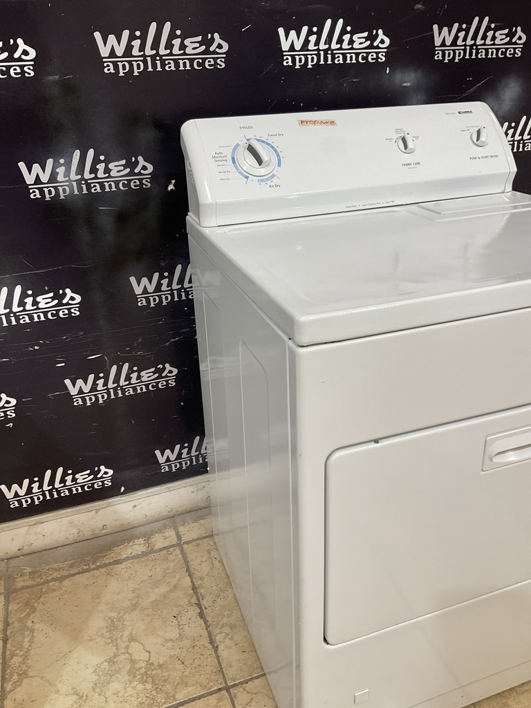 Kenmore Used Gas Propane Dryer 29inches (White)