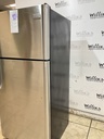 Frigidaire Used Refrigerator Top and Bottom 30x65 1/2” (Stainless Steel) 