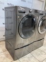 Lg Used Natural Gas Set Washer/Dryer Front-load 27inches (Grey) 