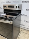 Whirlpool Used Electric Stove 220volts (40/50 AMP) 30inches {no cord} (Stainless Steel) 
