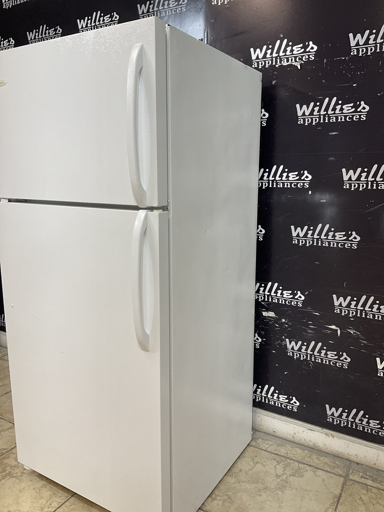 Frigidaire Used Refrigerator Top and Bottom 28x64 1/2” (White) 
