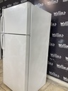 Ge Used Refrigerator Top and Bottom 28x67 (White) 