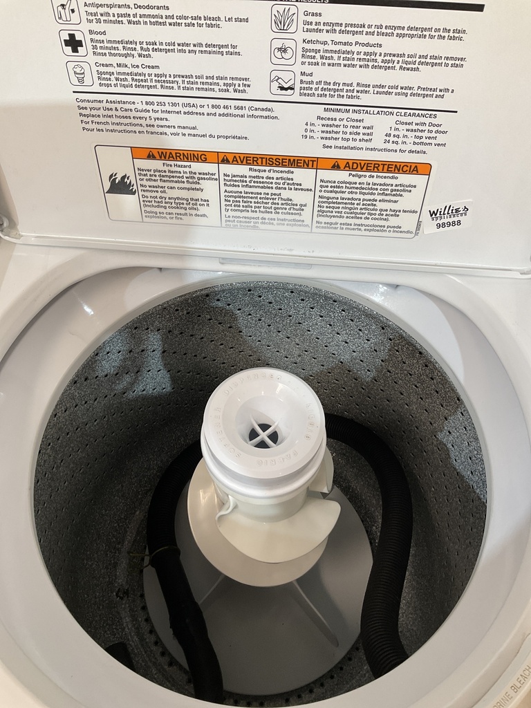 Whirlpool Used Washer Top-load 27inches (White) 