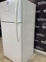 Frigidaire Used Refrigerator Top and Bottom 30x65 1/2” (White) 