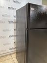 Frigidaire Used Refrigerator Top and Bottom 30x65 1/2” (Black) 
