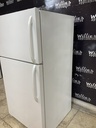 Frigidaire Used Refrigerator Top and Bottom 28x59 1/2” (White) 