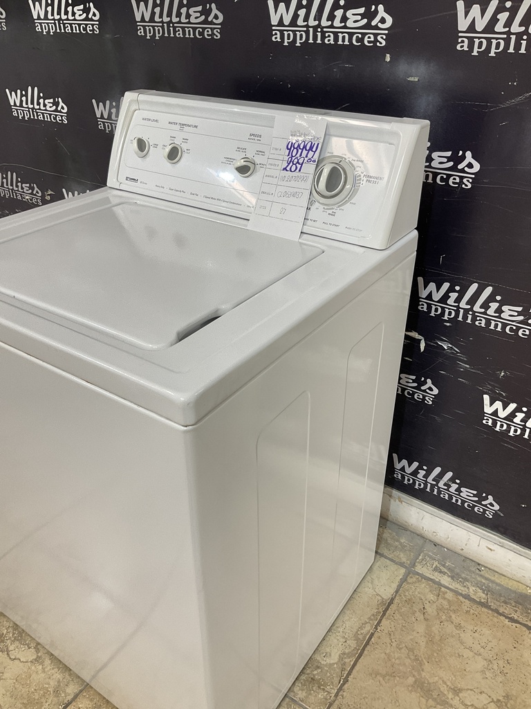 Kenmore Used Washer Top-load 27inches (White) 