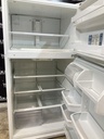 Whirlpool Used Refrigerator Top and Bottom 33x65 1/2” (White) 