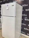 Frigidaire Used Refrigerator Top and Bottom 30x65 1/2” (White) 