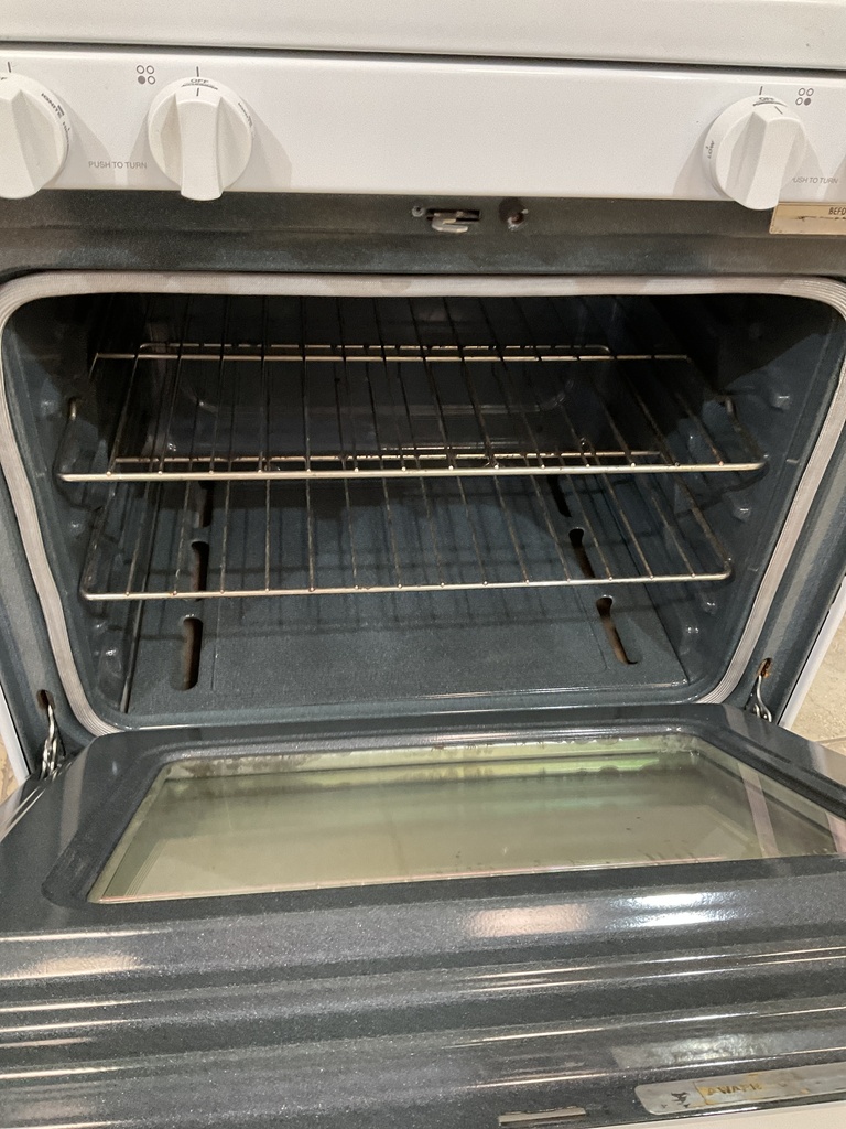 Whirlpool Used Natural Gas Stove 30inches (White) 