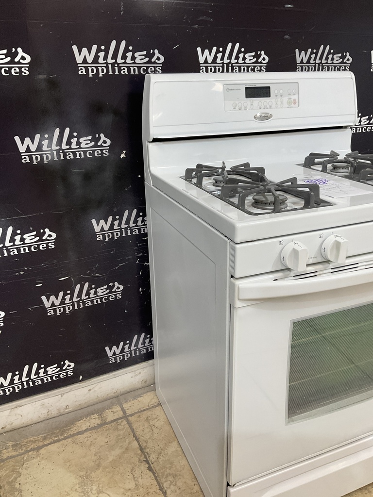 Whirlpool Used Natural Gas Stove 30inches (White) 