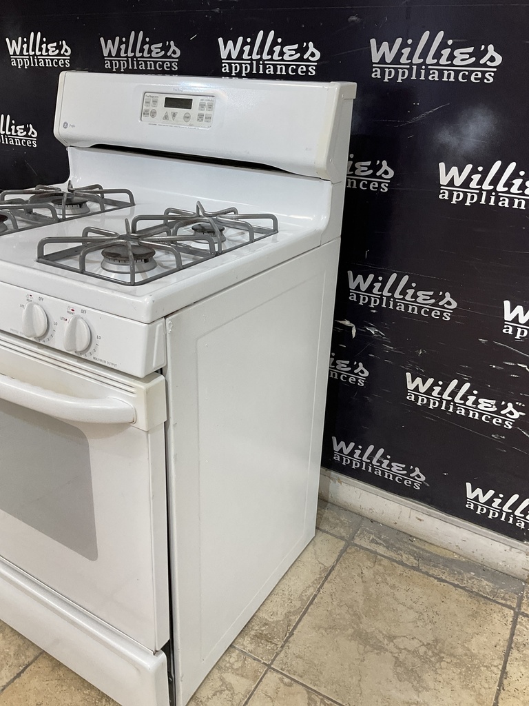 Ge Used Natural Gas Stove 30inches (White) 