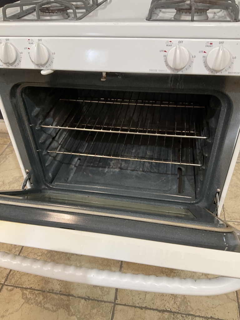 Ge Used Natural Gas Stove 30inches (White) 