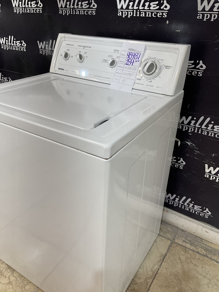 Kenmore Used Washer Top-load 27inches (White) 