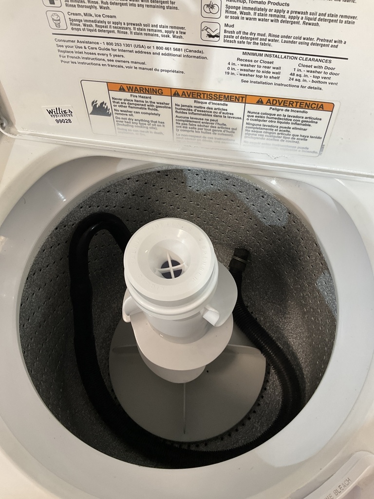 Whirlpool Used Washer Top-load 27inches (White) 
