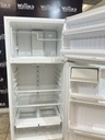 Hotpoint Used Refrigerator Top and Bottom 28x64 1/2” (White) 