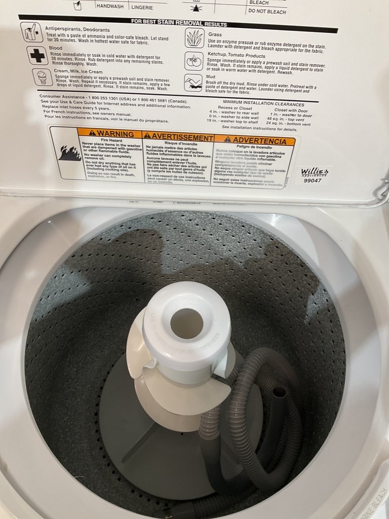 Whirlpool Used Washer Top-load 27inches (White) 