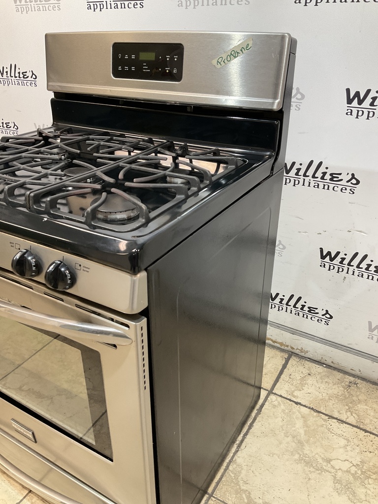 Frigidaire Used Gas Propane Stove 30inches (Stainless Steel) 