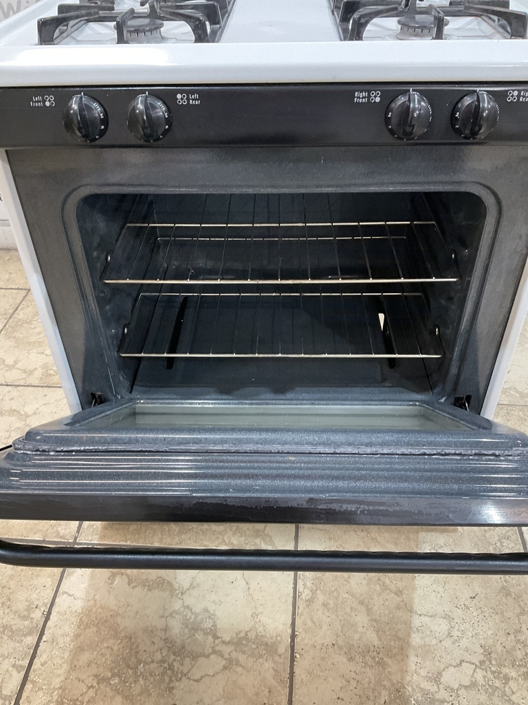 Frigidaire Used Natural Gas Stove 30inches (White/Black) 
