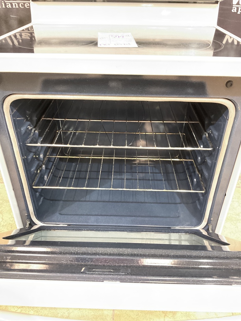 Samsung Used Electric Stove 220volts (40/50 AMP) 30inches {no cord} (White) 