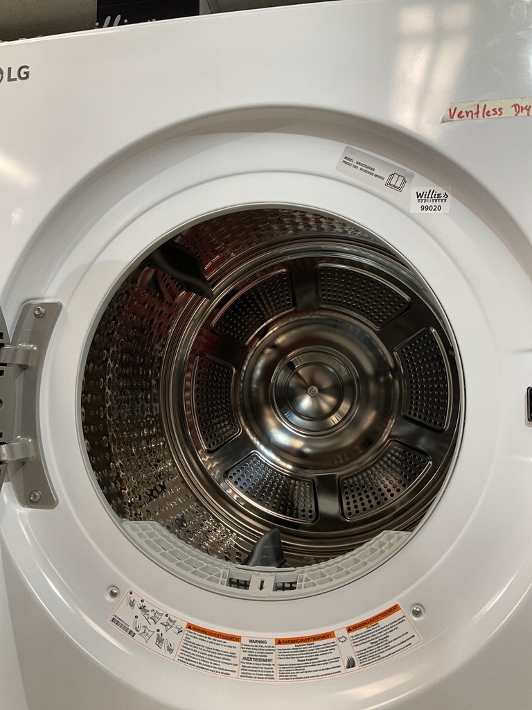 Lg Used Electric Set Unit Stackable (Ventless Dryer) 220volts (30 AMP) 27x74 {4 prong} (White)