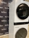 Lg Used Electric Set Unit Stackable (Ventless Dryer) 220volts (30 AMP) 27x74 {4 prong} (White)