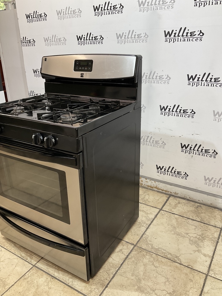 Kenmore Used Natural Gas Stove 30inches (Stainless Steel) 