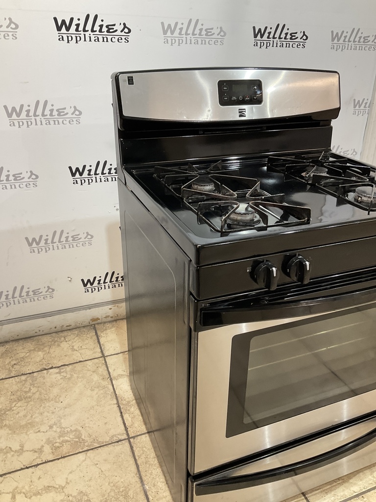 Kenmore Used Natural Gas Stove 30inches (Stainless Steel) 