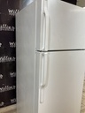 Ge Used Refrigerator Top and Bottom 28x67 (White) 