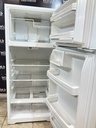 Ge Used Refrigerator Top and Bottom 28x67 (White) 