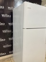 Frigidaire Used Refrigerator Top and Bottom 30x65 1/2” (White) 
