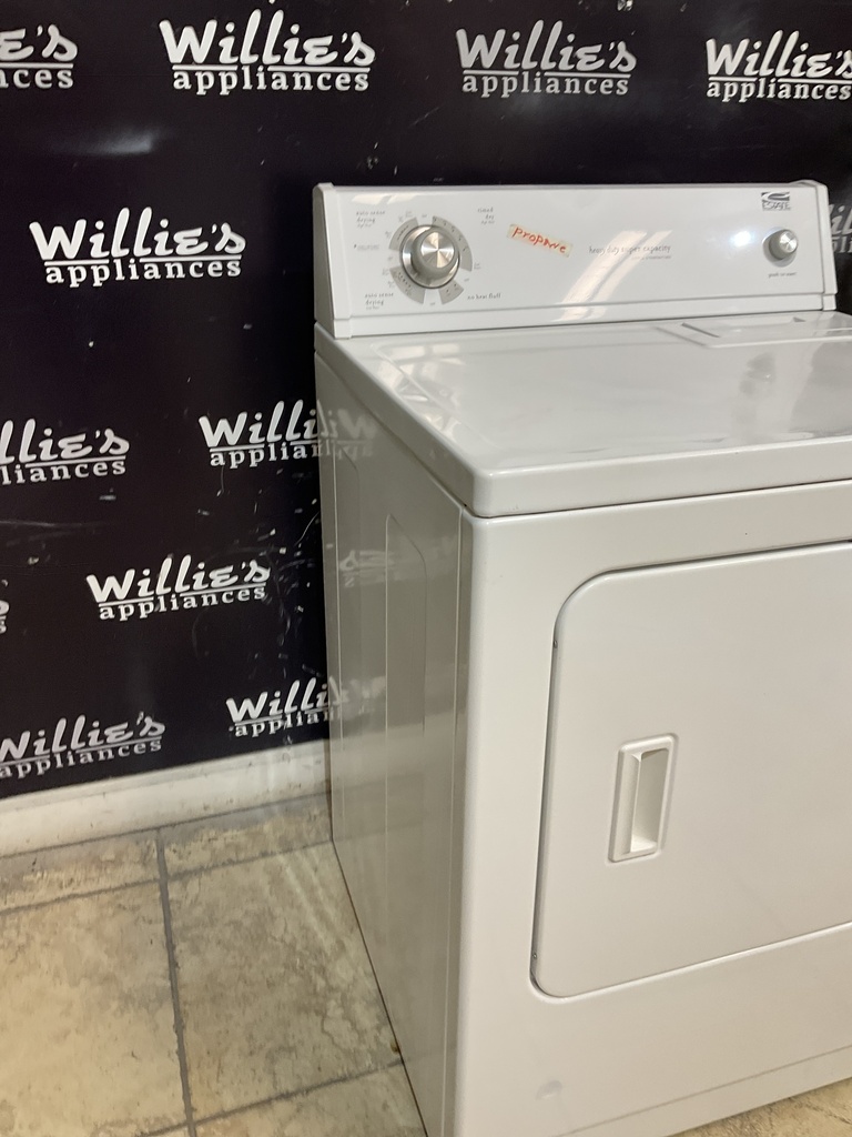 Estate Used Gas Propane Dryer 29inches (White) 