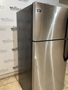 Frigidaire Used Refrigerator Top and Bottom 28x64 1/2” (Stainless Steel) 