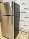 Frigidaire Used Refrigerator Top and Bottom 30x65 1/2” (Stainless Steel) 