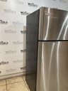 Frigidaire Used Refrigerator Top and Bottom 30x65 1/2” (Stainless Steel) 