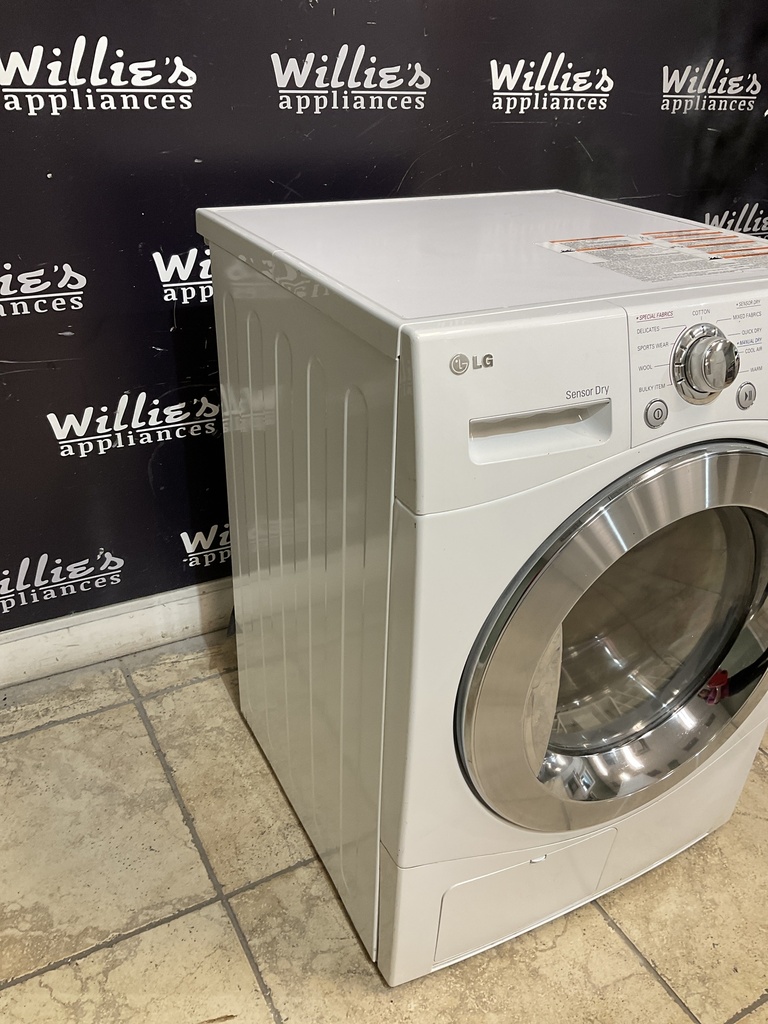 Lg Used Electric Dryer 220volts (30 AMP) 23 1/2” {3 prong} (White) 