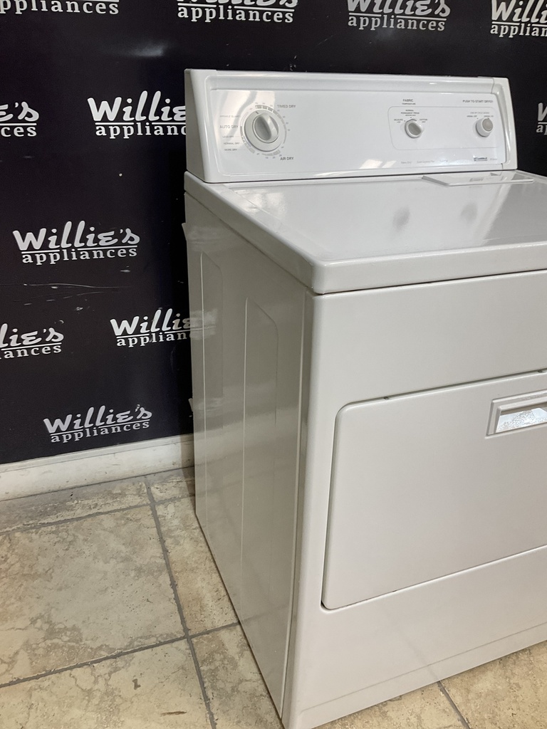 Kenmore Used Electric Dryer 220volts (30 AMP) 29inches {3 prong} (White) 