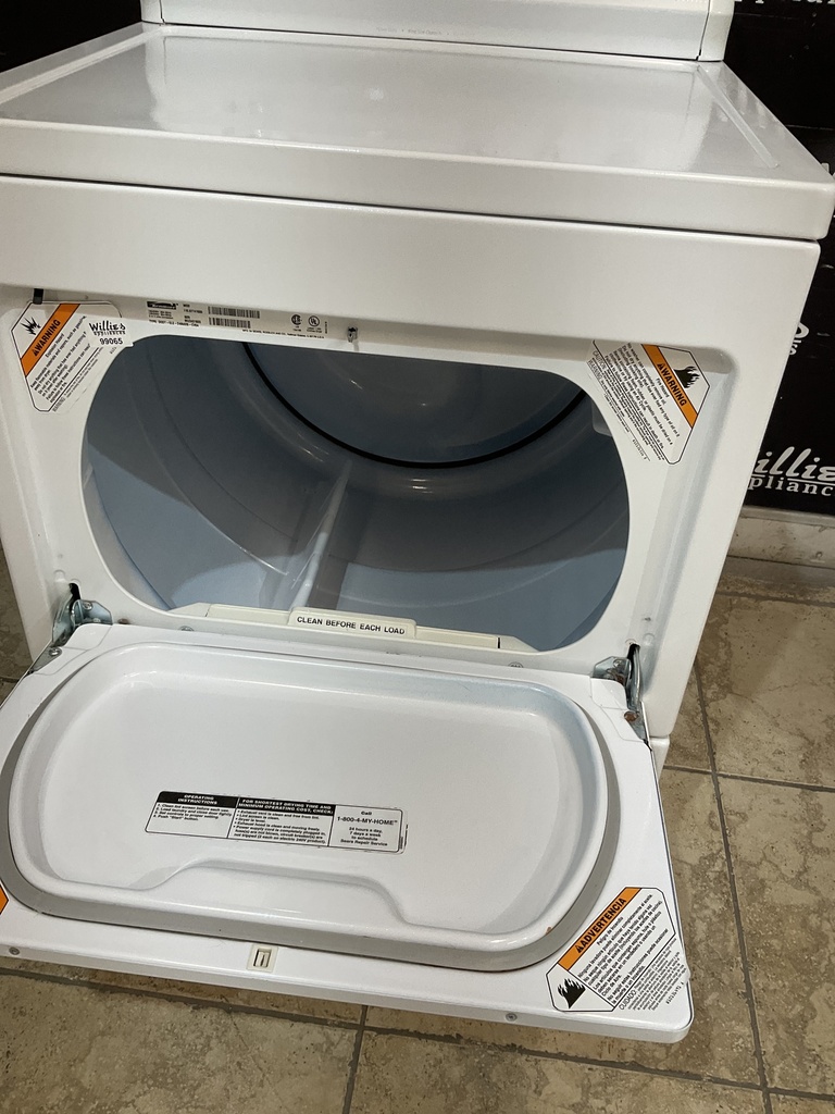 Kenmore Used Electric Dryer 220volts (30 AMP) 27inches {4 prong} (White) 